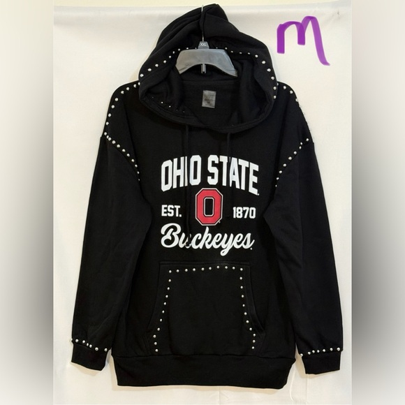 gameday couture Tops - Ohio State Buckeyes Black Hoodie